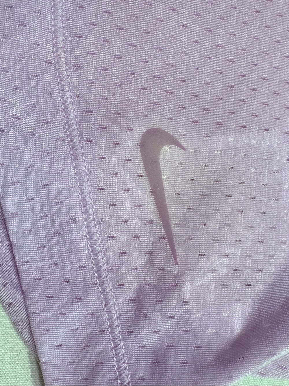Nike Women's Lavender Training Top with Breathable Perforation